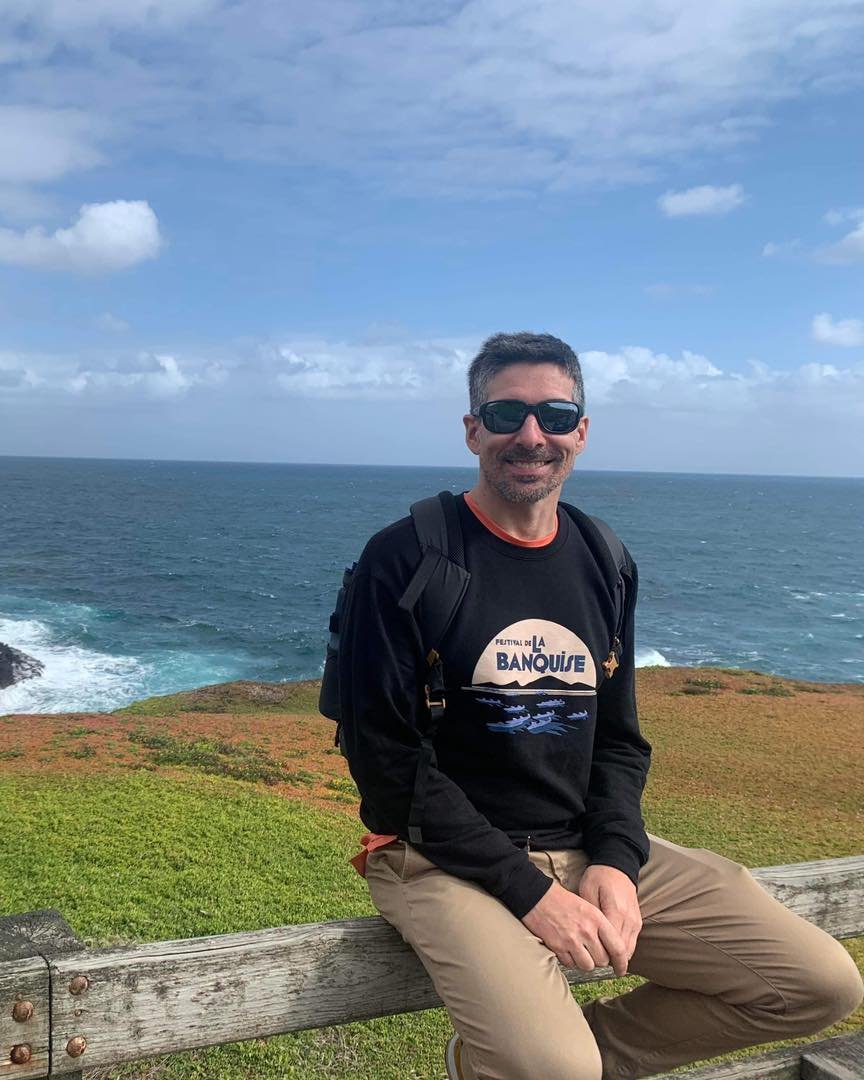 Chandail crewneck noir - Festival de la Banquise